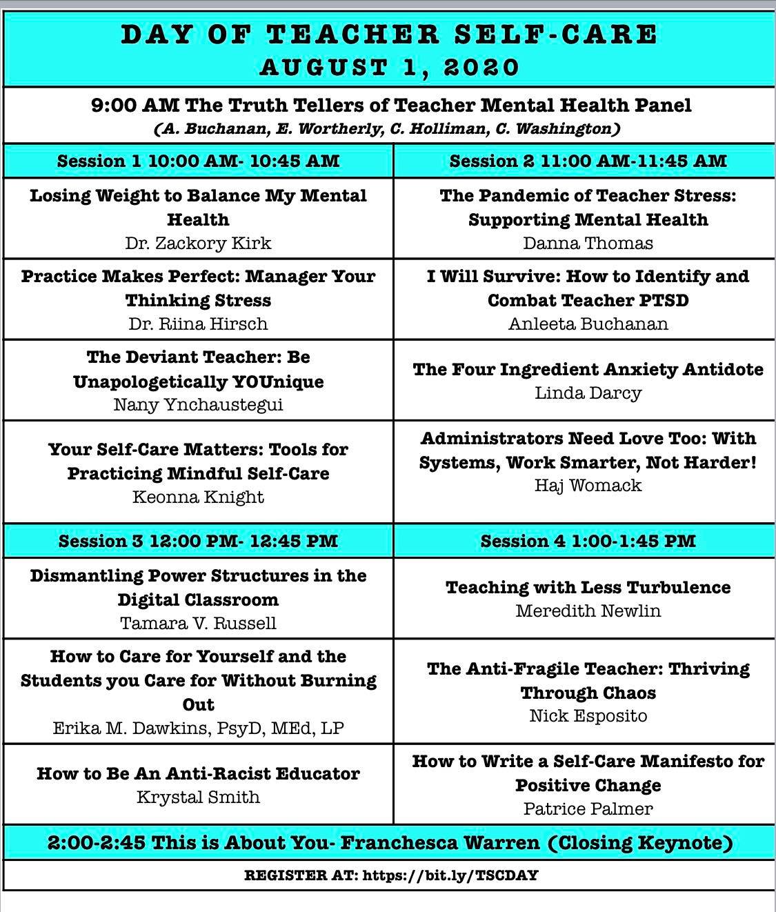 Self-care for Teachers, Self-care Strategies for Teachers